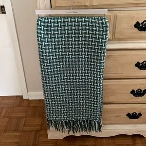 Teal Woven Blanket